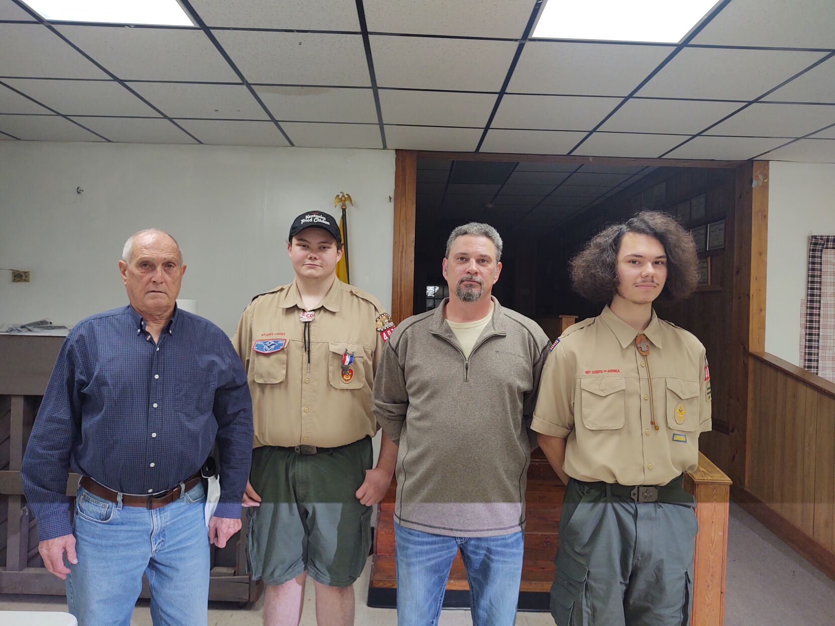 Three generations of Eagle Scouts